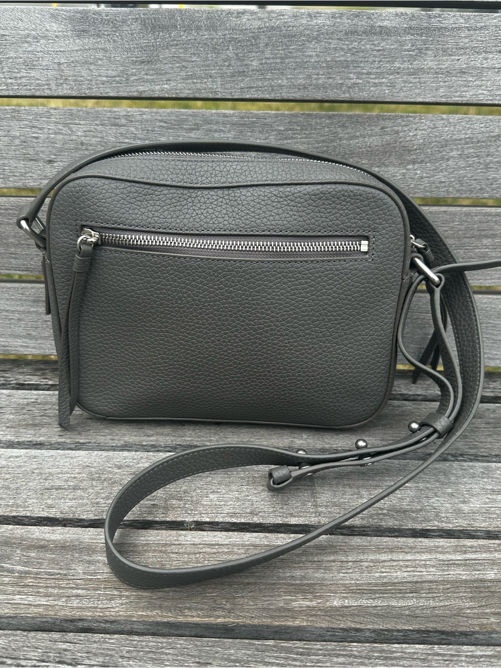 AllSaints Kita Leather Crossbody Bag unisex